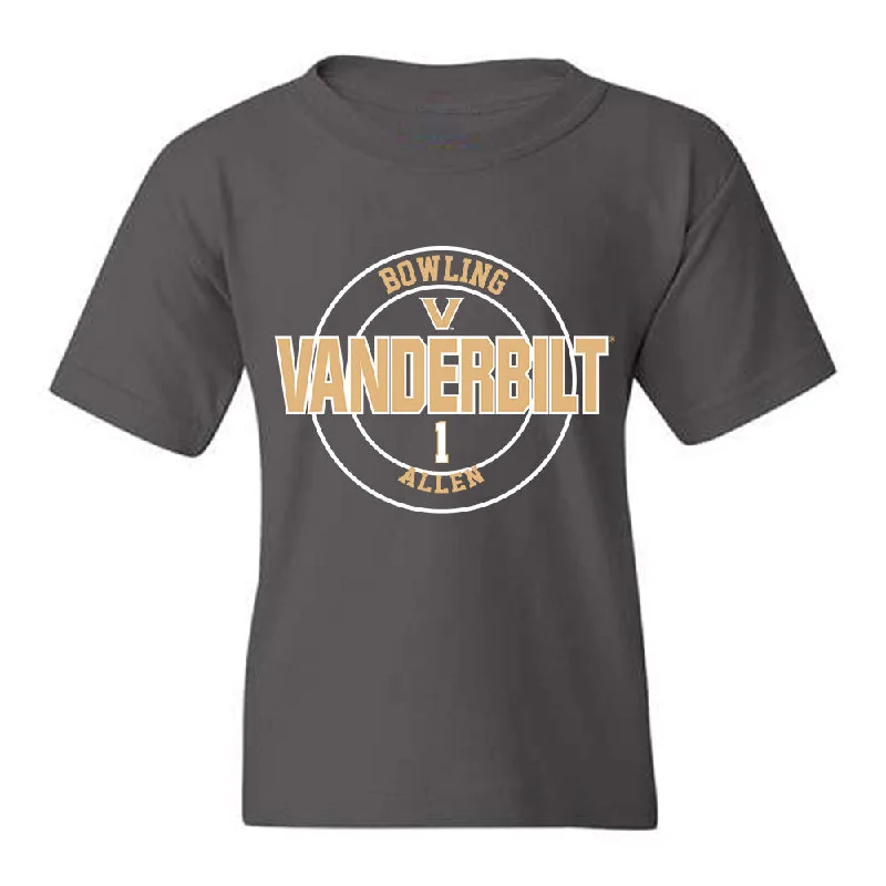 Vanderbilt - NCAA Women's Bowling : Isabel Allen - Classic Fashion Shersey Youth T-Shirt-- Elasticated Padded Insulated Vanderbilt - NCAA Women's Bowling : Isabel Allen - Classic Fashion Shersey Youth T-Shirt-- Elasticated Padded Insulated