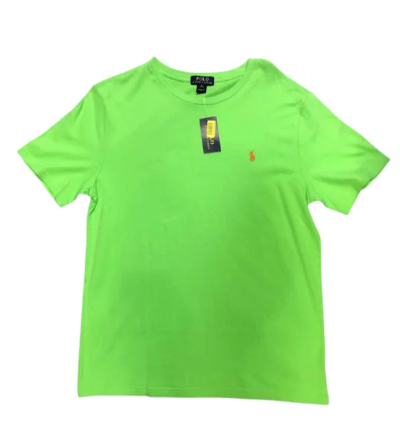 Green Ralph Lauren NEW Short Sleeve Shirt Women's-- Boxy Fit Fitted Loose