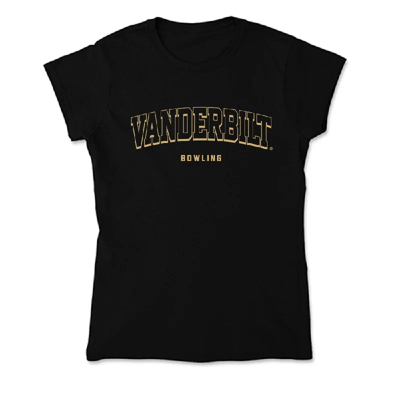 Vanderbilt - NCAA Women's Bowling : Isabel Allen - Soft Style Women’s T-Shirt-- Hooded Caped Shawl Collar Vanderbilt - NCAA Women's Bowling : Isabel Allen - Soft Style Women’s T-Shirt-- Hooded Caped Shawl Collar
