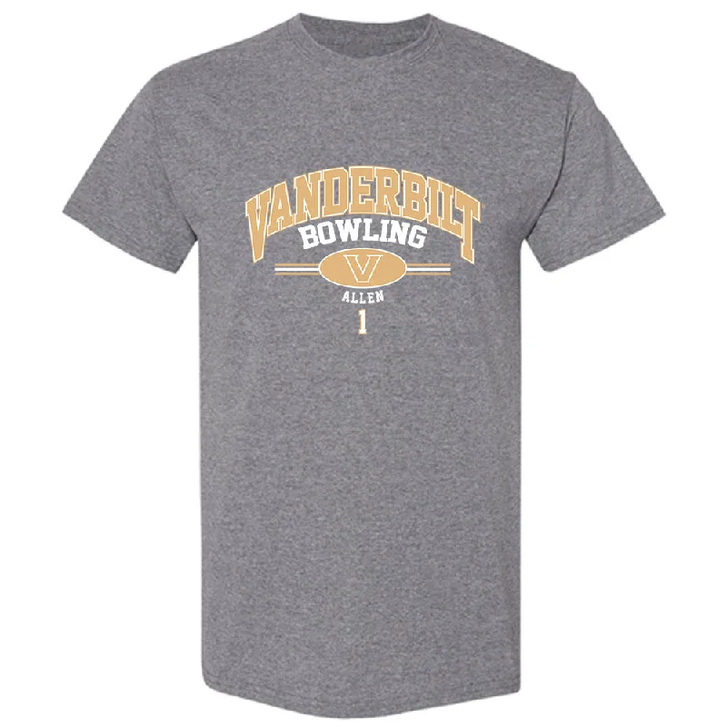 Vanderbilt - NCAA Women's Bowling : Isabel Allen - Classic Fashion Shersey T-Shirt-- Collared T-Shirt Boat Neck A-Line Vanderbilt - NCAA Women's Bowling : Isabel Allen - Classic Fashion Shersey T-Shirt-- Collared T-Shirt Boat Neck A-Line