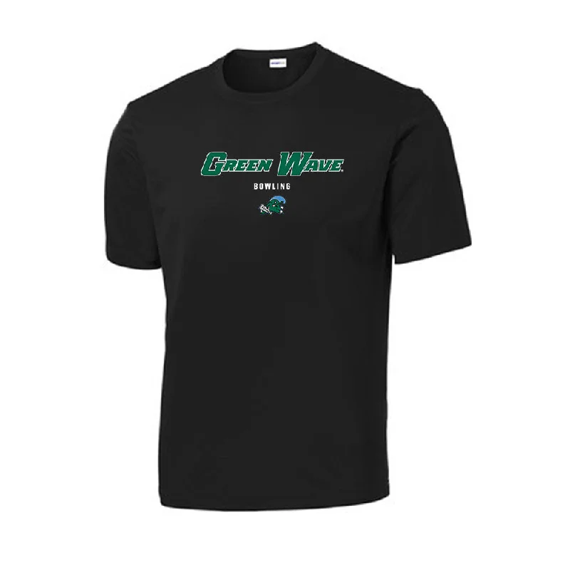 Tulane - NCAA Women's Bowling : Juanelyz Solla - Activewear T-shirt-- Fashionable Trendy Casual Tulane - NCAA Women's Bowling : Juanelyz Solla - Activewear T-shirt-- Fashionable Trendy Casual