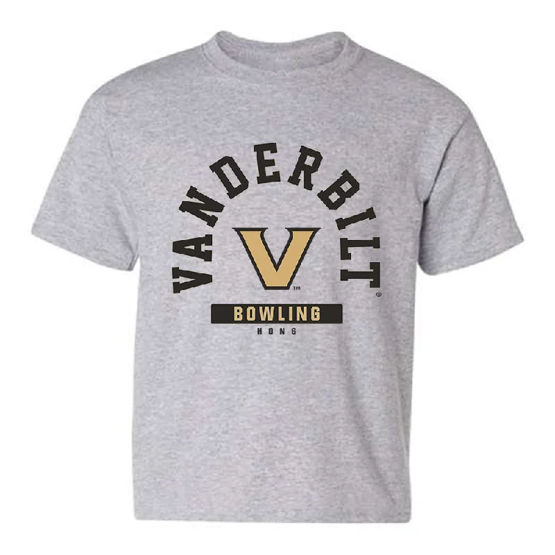 Vanderbilt - NCAA Women's Bowling : Stephanie Hong - Classic Fashion Shersey Youth T-Shirt-- Lace Blend Ribbed Blend Corduroy Blend Vanderbilt - NCAA Women's Bowling : Stephanie Hong - Classic Fashion Shersey Youth T-Shirt-- Lace Blend Ribbed Blend Corduroy Blend