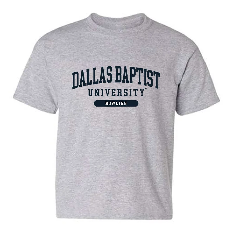 Dallas Baptist - NCAA Women's Bowling : Travis Sorola - Classic Shersey Youth T-Shirt-- Chenille Fabric Brocade Fabric Lace Fabric Dallas Baptist - NCAA Women's Bowling : Travis Sorola - Classic Shersey Youth T-Shirt-- Chenille Fabric Brocade Fabric Lace Fabric