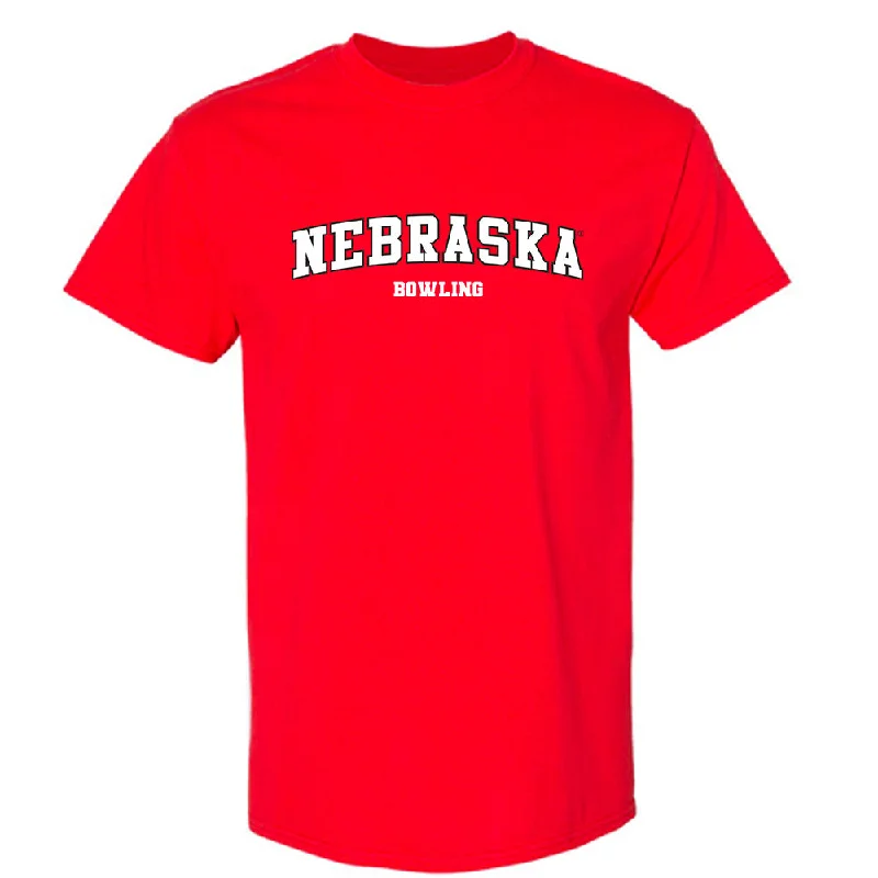 Nebraska - NCAA Women's Bowling : Alexis Buchert - T-Shirt-- Solid Print Embellished Nebraska - NCAA Women's Bowling : Alexis Buchert - T-Shirt-- Solid Print Embellished