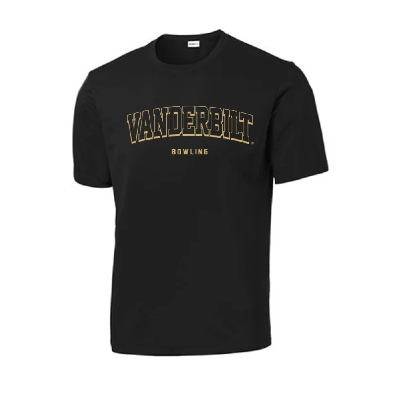 Vanderbilt - NCAA Women's Bowling : Isabel Allen - Activewear T-shirt-- Hooded Caped Shawl Collar Vanderbilt - NCAA Women's Bowling : Isabel Allen - Activewear T-shirt-- Hooded Caped Shawl Collar
