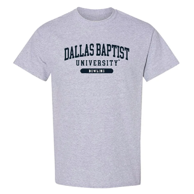 Dallas Baptist - NCAA Women's Bowling : Travis Sorola - Classic Shersey T-Shirt-- Notch Collar Peter Pan Collar Cowl Neck Dallas Baptist - NCAA Women's Bowling : Travis Sorola - Classic Shersey T-Shirt-- Notch Collar Peter Pan Collar Cowl Neck