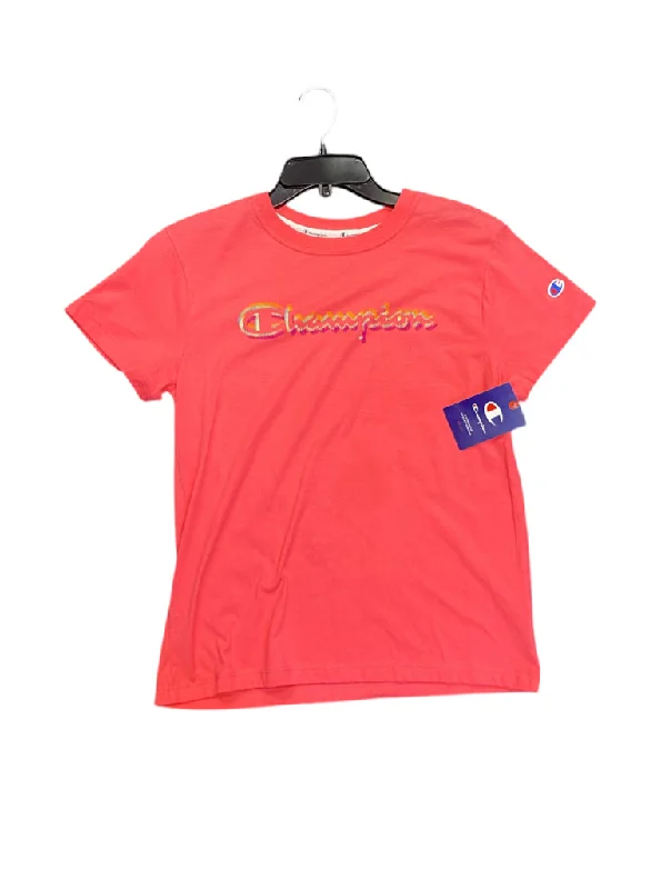 Pink Champion ACTIVE NEW TShirt Women's-- Mesh Canvas Denim