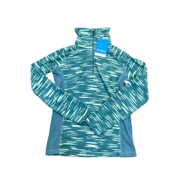 Teal Print Columbia ACTIVE NEW Long Sleeve Shirt Women's-- Faux Fur Fabric Real Fur Fabric Shearling Fabric Teal Print Columbia ACTIVE NEW Long Sleeve Shirt Women's-- Faux Fur Fabric Real Fur Fabric Shearling Fabric
