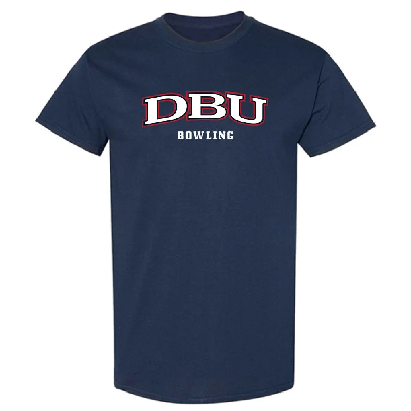 Dallas Baptist - NCAA Women's Bowling : Travis Sorola - Classic Shersey T-Shirt-- Solid Print Embellished Dallas Baptist - NCAA Women's Bowling : Travis Sorola - Classic Shersey T-Shirt-- Solid Print Embellished