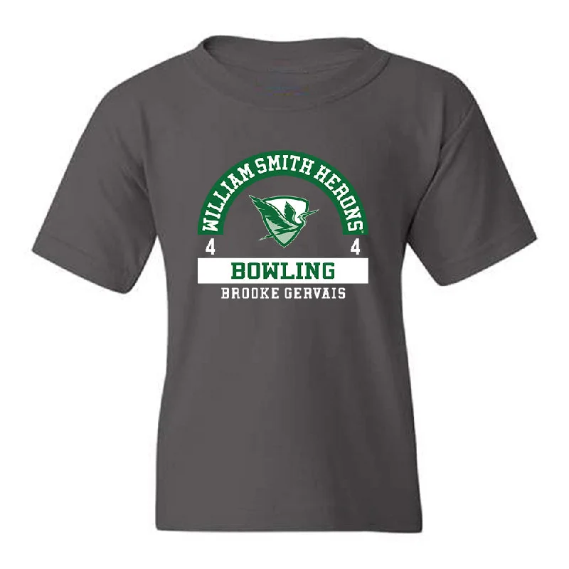 HWS - NCAA Women's Bowling : Brooke Gervais - Classic Fashion Shersey Youth T-Shirt-- Handmade Hand-knitted Hand-woven HWS - NCAA Women's Bowling : Brooke Gervais - Classic Fashion Shersey Youth T-Shirt-- Handmade Hand-knitted Hand-woven