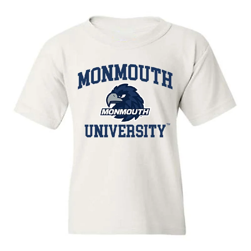 Monmouth - NCAA Women's Bowling : Siyah Sweeny - Classic Fashion Shersey Youth T-Shirt-- Iron Safe Non-Iron Wrinkle Free Monmouth - NCAA Women's Bowling : Siyah Sweeny - Classic Fashion Shersey Youth T-Shirt-- Iron Safe Non-Iron Wrinkle Free