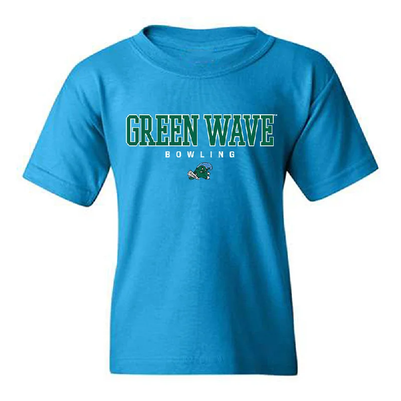 Tulane - NCAA Women's Bowling : Paige Matiasek - Youth T-Shirt-- Boxy Fit Fitted Loose Tulane - NCAA Women's Bowling : Paige Matiasek - Youth T-Shirt-- Boxy Fit Fitted Loose