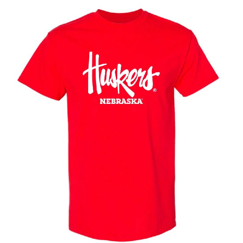 Nebraska - NCAA Women's Bowling : Desiree Buchert - Generic Shersey T-Shirt-- Chenille Blend Fleece Blend Nylon Blend Nebraska - NCAA Women's Bowling : Desiree Buchert - Generic Shersey T-Shirt-- Chenille Blend Fleece Blend Nylon Blend