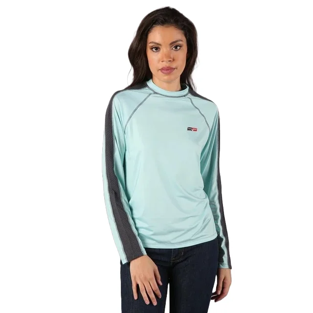 Kimes Ranch® Ladies K1Tech Light Blue Long Sleeve Shirt K1-LB-- Modern Contemporary Chic Kimes Ranch® Ladies K1Tech Light Blue Long Sleeve Shirt K1-LB-- Modern Contemporary Chic