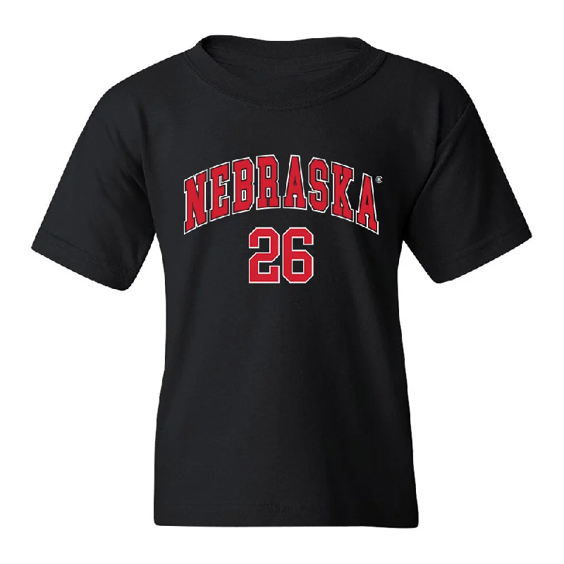 Nebraska - NCAA Women's Bowling : Anna Callan - Generic Shersey Youth T-Shirt-- Collared Crew Neck Turtle Neck Nebraska - NCAA Women's Bowling : Anna Callan - Generic Shersey Youth T-Shirt-- Collared Crew Neck Turtle Neck