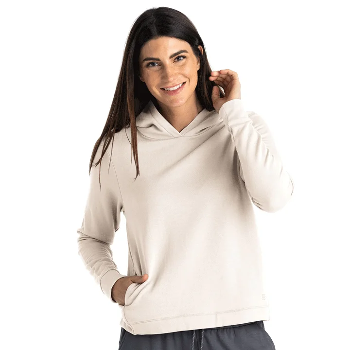 Free Fly Bamboo Lightweight Fleece Cropped Hoodie Womens Hoodie with Front Slit Layering Stylish Free Fly Bamboo Lightweight Fleece Cropped Hoodie Womens Hoodie with Front Slit Layering Stylish