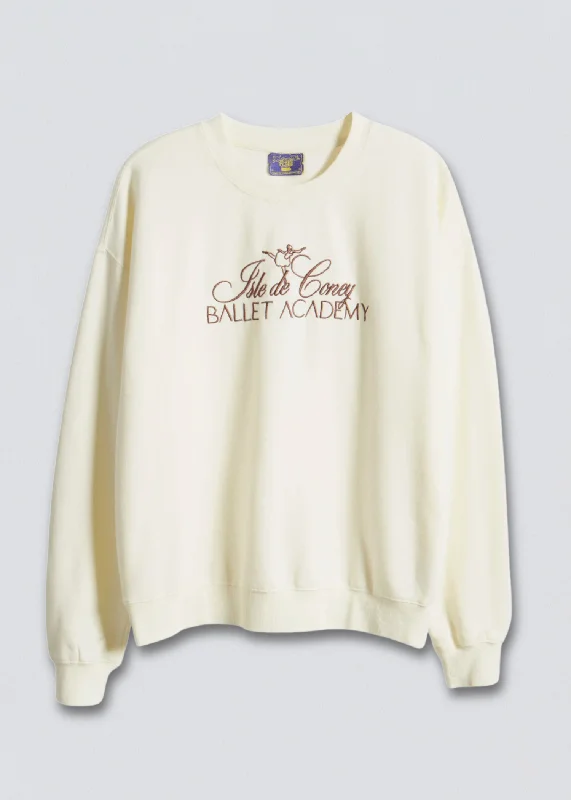 Ballet Academy Graphic Sweatshirt Hoodie with Back Slit Movement Comfort