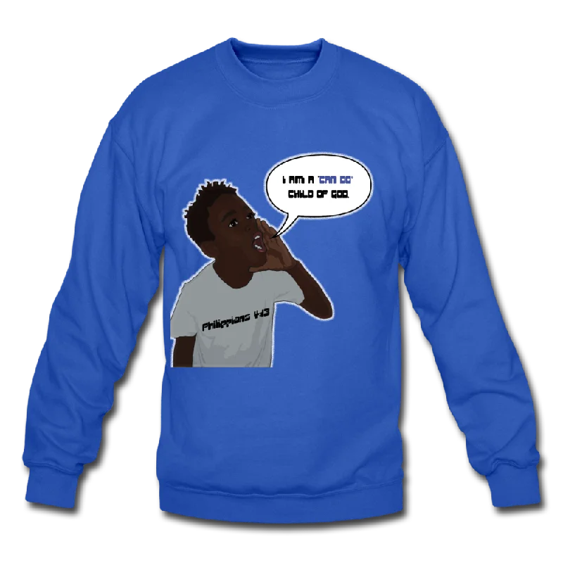 Kingston Unisex Crewneck Sweatshirt Hoodie with Hem Embroidery Detailed Premium