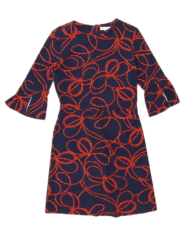 WAREHOUSE Womens Abstract Pattern A-Line Dress UK 12 Medium Navy Blue Tunics Luxurious high-end WAREHOUSE Womens Abstract Pattern A-Line Dress UK 12 Medium Navy Blue Tunics Luxurious high-end