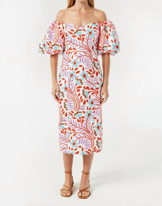 Karina Dress In Lago Vine Tunics Top rated