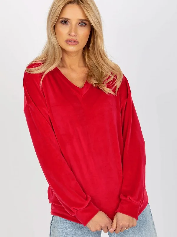 Sweatshirt Rue Paris Oversized Hoodie Comfort Casual