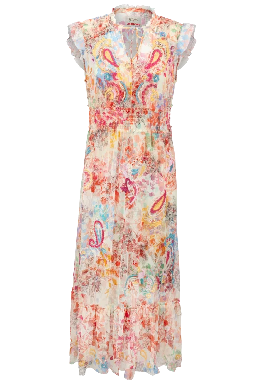 Johnny Was Mazzy Tie Dress Tunics Practical durable