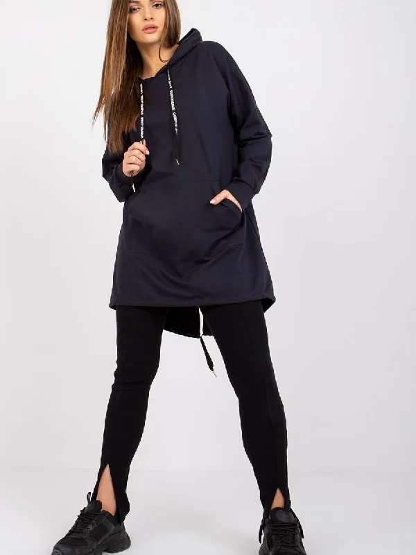 Sweatshirt Italy Moda Hoodie with Oversized Fit Loose Comfortable