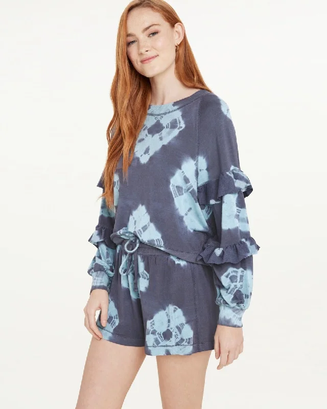 Posie Sweatshirt Hoodie with Tie-Dye Psychedelic Retro