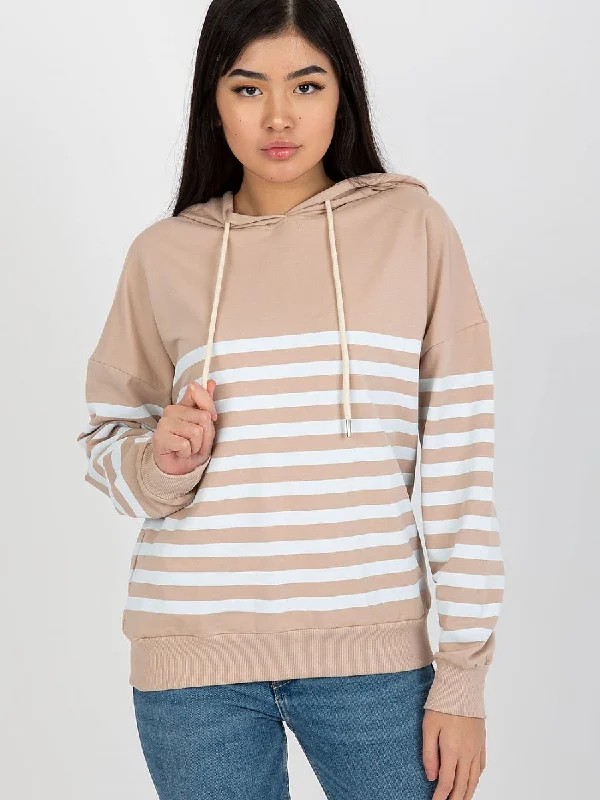 Sweatshirt Rue Paris Hoodie with Lining Warm Insulated