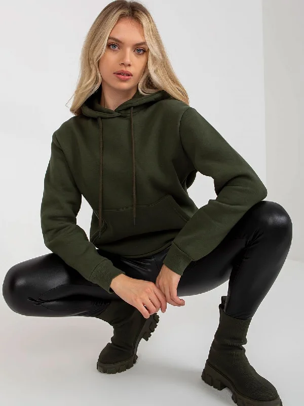 Sweatshirt Rue Paris Hoodie Crop Top Short Trendy