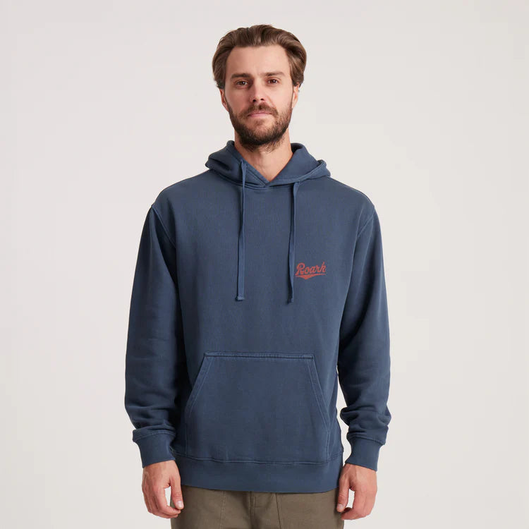 Diamond Script Fleece Hoodie (Roark) Hoodie with Pattern Geometric Abstract