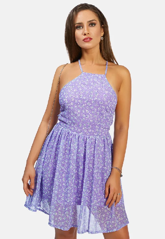 ditsy floral summer skater dress Tunics Luxurious high-end
