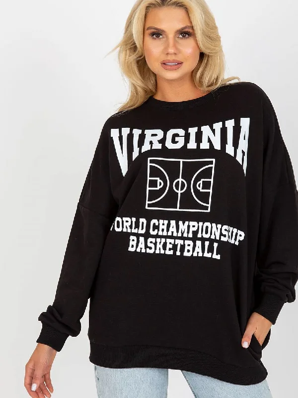 Sweatshirt Fancy Hoodie with Longline Fit Extended Stylish