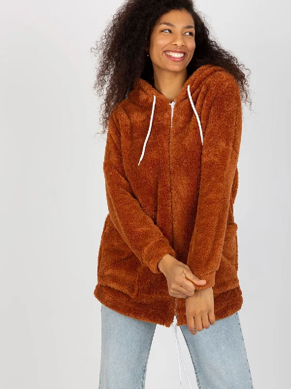 Sweatshirt Rue Paris Hoodie with Hem Drawcord Adjustable Customizable