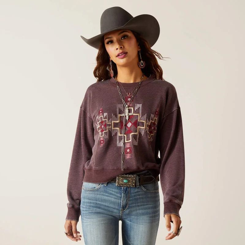 Larson Sweatshirt Hoodie with Rolled Sleeves Casual Relaxed