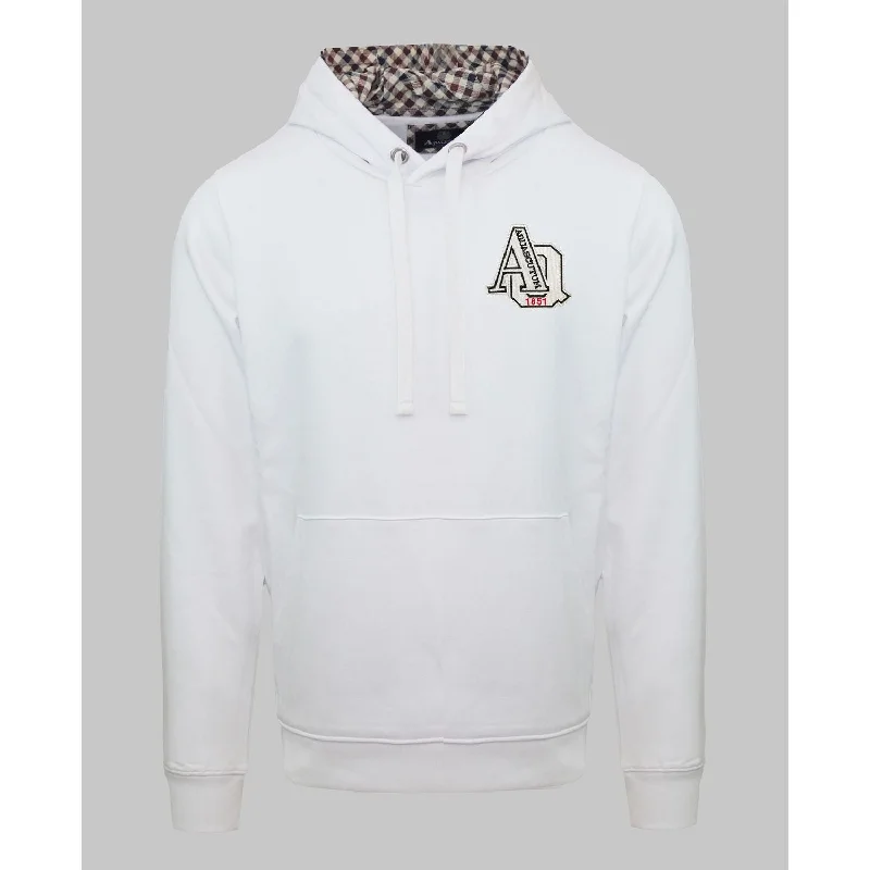 Aquascutum Sweatshirts Hoodie with Lace Feminine Delicate