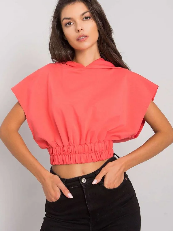 Sweatshirt Fancy Hoodie with Hem Ribbing Snug Secure