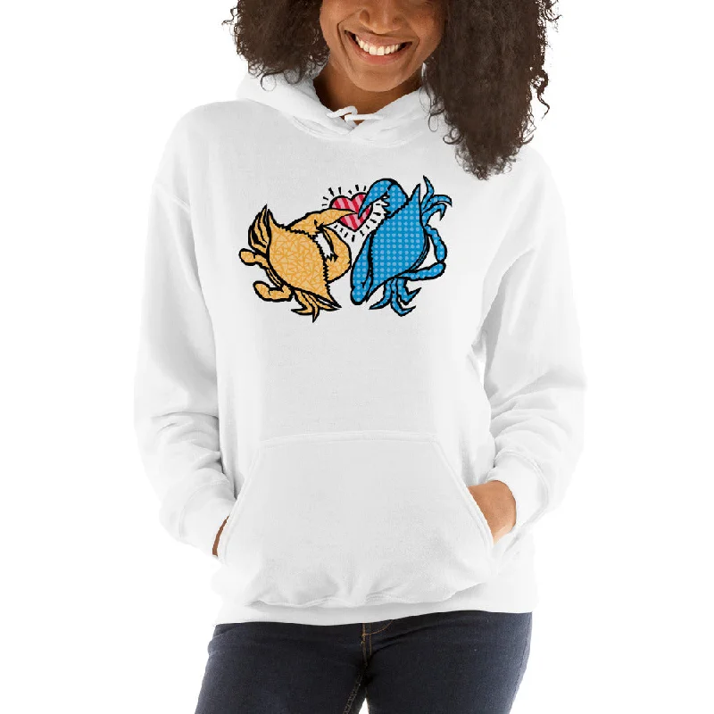 Care for Crabs Unisex Hoodie Hoodie with Neon Bright Vibrant