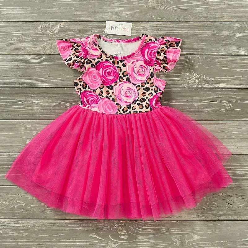 Pete + Lucy Short Sleeve Tulle Dress sweetheart Neckline Romantic