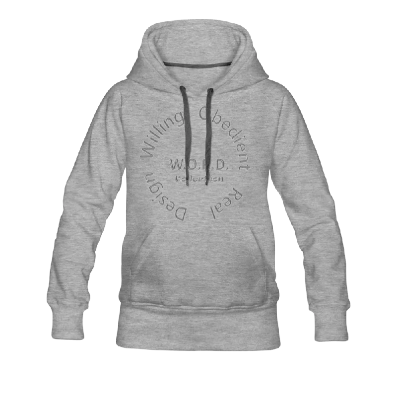 W.O.R.D. Women’s Fitted Premium Hoodie Hoodie with High Neck Warm Protective