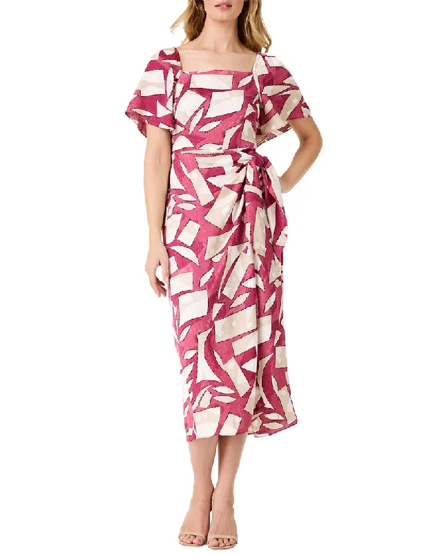 Nic+Zoe Shadow Blocks Dress Shift Classic Vintage