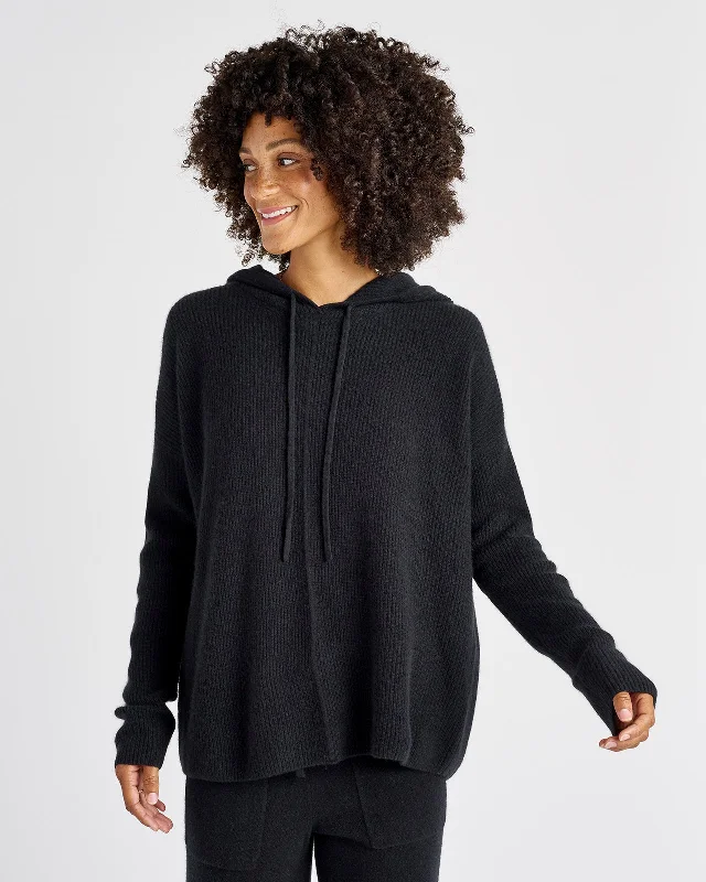 Aksel Cashmere Hoodie Hoodie Crop Top Short Trendy
