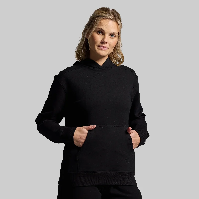 Women's Unmatched Hoodie (Black) Hoodie with Rhinestones Sparkly Elegant