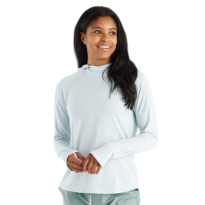 Free Fly Elevate Hoodie Womens Hoodie with Hem Fringe Bohemian Relaxed