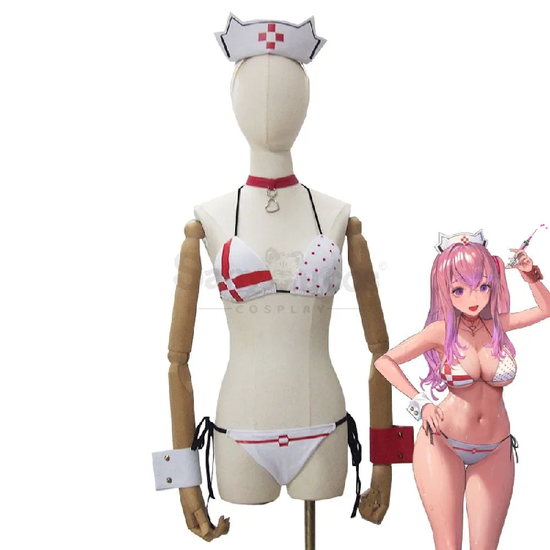 【Custom-Tailor】Game Goddess of Victory: NIKKE Cosplay Ocean Vitamin Pepper Cosplay Costume Swimsuit Two-Piece Beachwear 【Custom-Tailor】Game Goddess of Victory: NIKKE Cosplay Ocean Vitamin Pepper Cosplay Costume Swimsuit Two-Piece Beachwear