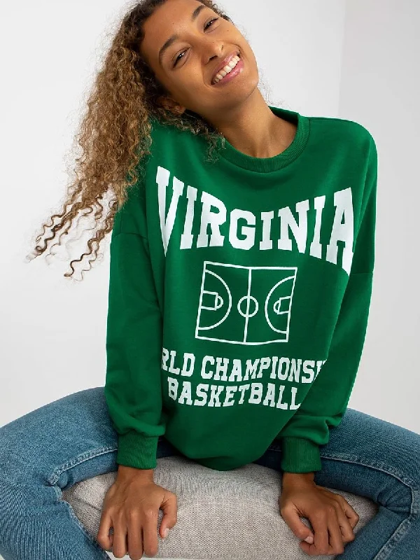 Sweatshirt Fancy Hoodie with Raglan Sleeves Sporty Comfortable