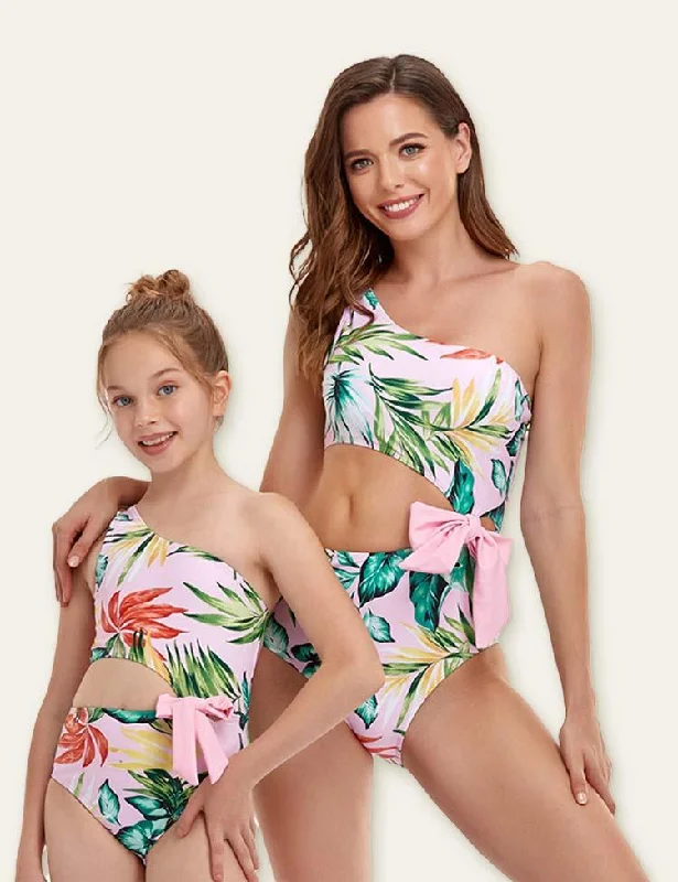 Bow Family Matching Swimsuit Strapless Swimsuit Top