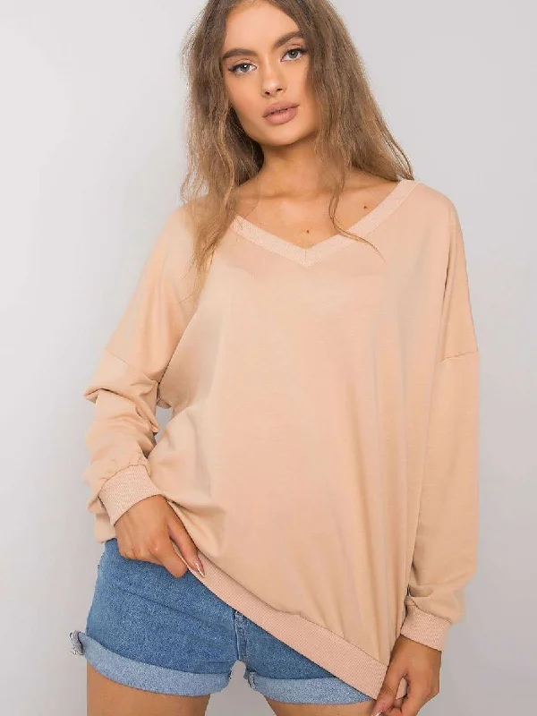 Sweatshirt Fancy Hoodie with Elastic Waist Stretchable Comfortable