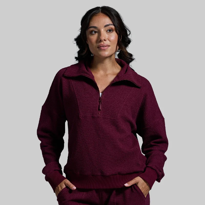 Revive Cloud Sweatshirt (Garnet) Oversized Hoodie Comfort Casual