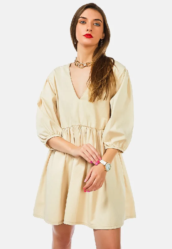 daisies in sunlight short summer dress Tunics Stylish elegant